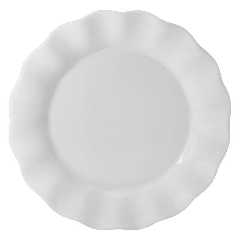 Everyday White® Scalloped 12-Piece Dinnerware Set, Service for 4