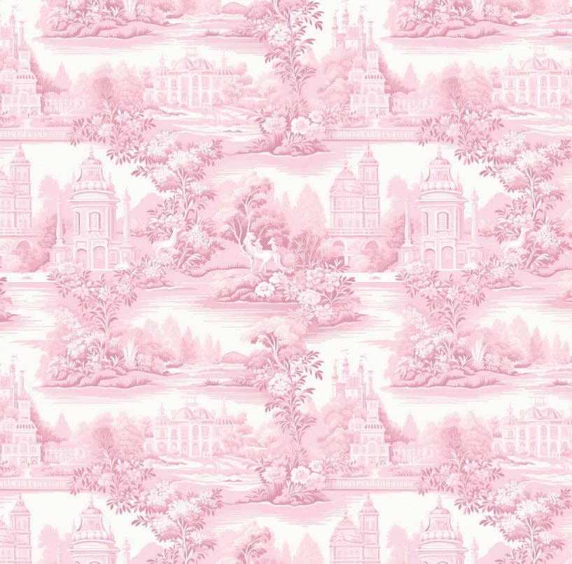 Pink Toile - 24 Paper Placemats