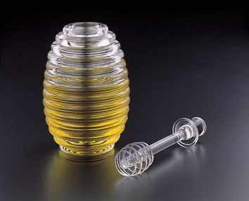 Acrylic Honey Jar W/ Server