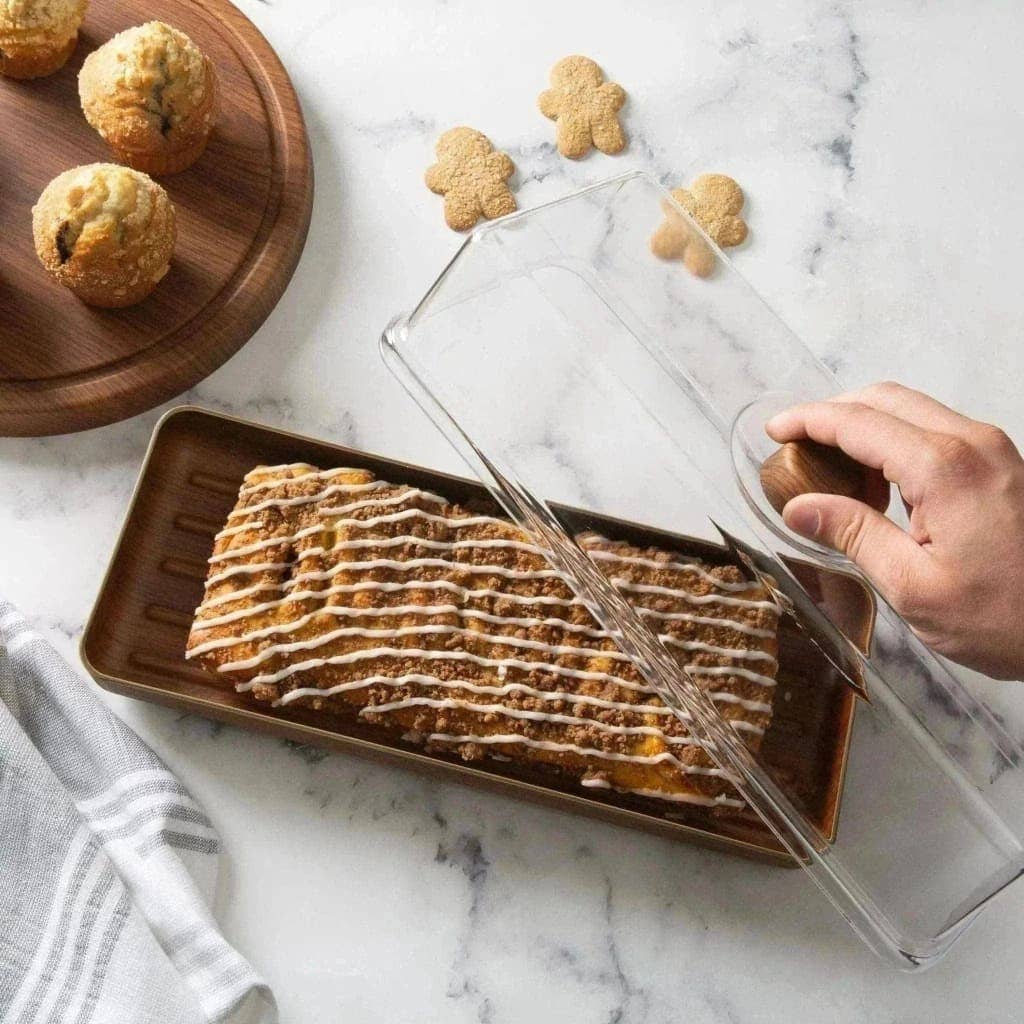 Wood-Like Acrylic - Cake Server