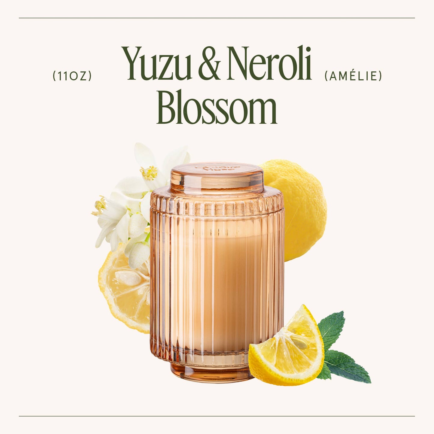 Scented Candle - Yuzu & Neroli Blossom - 11oz | LJM