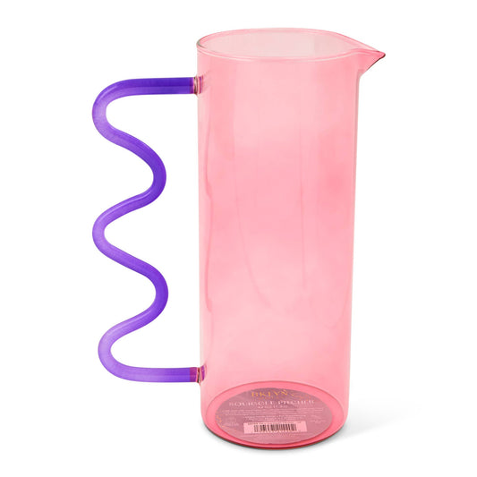 44oz Squiggle Pitcher - Violet Pink