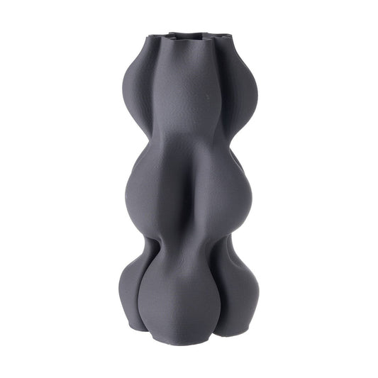 Bubble Ceramic Vase Black - Large
