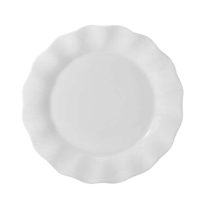 Everyday White® Scalloped 12-Piece Dinnerware Set, Service for 4