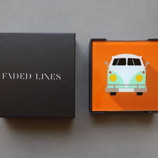 Printed Glass Coaster Set of 6