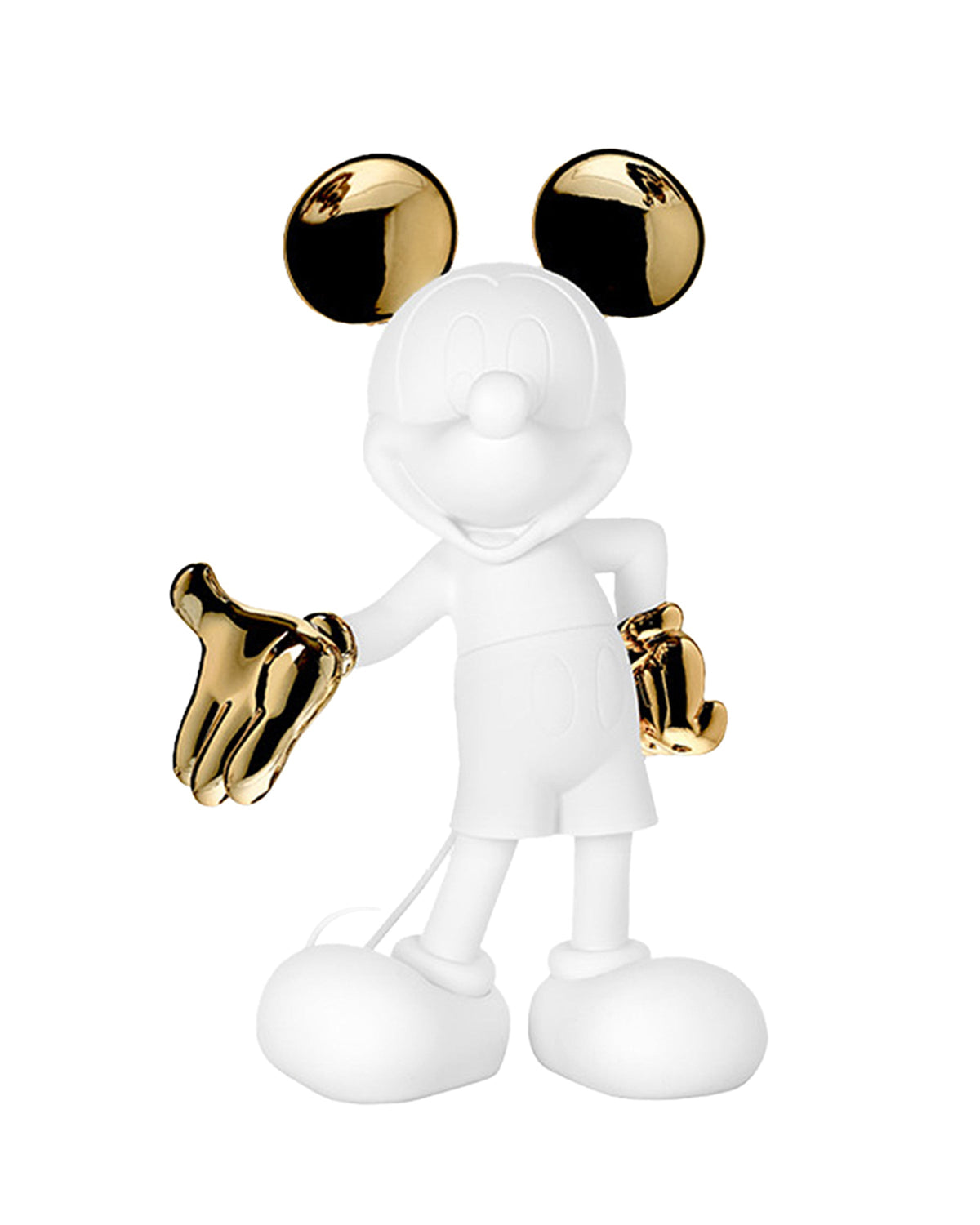 Mickey Welcome White & Gold