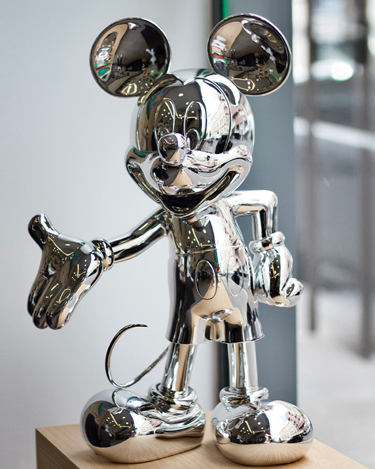 Mickey Welcome Chromed Silver