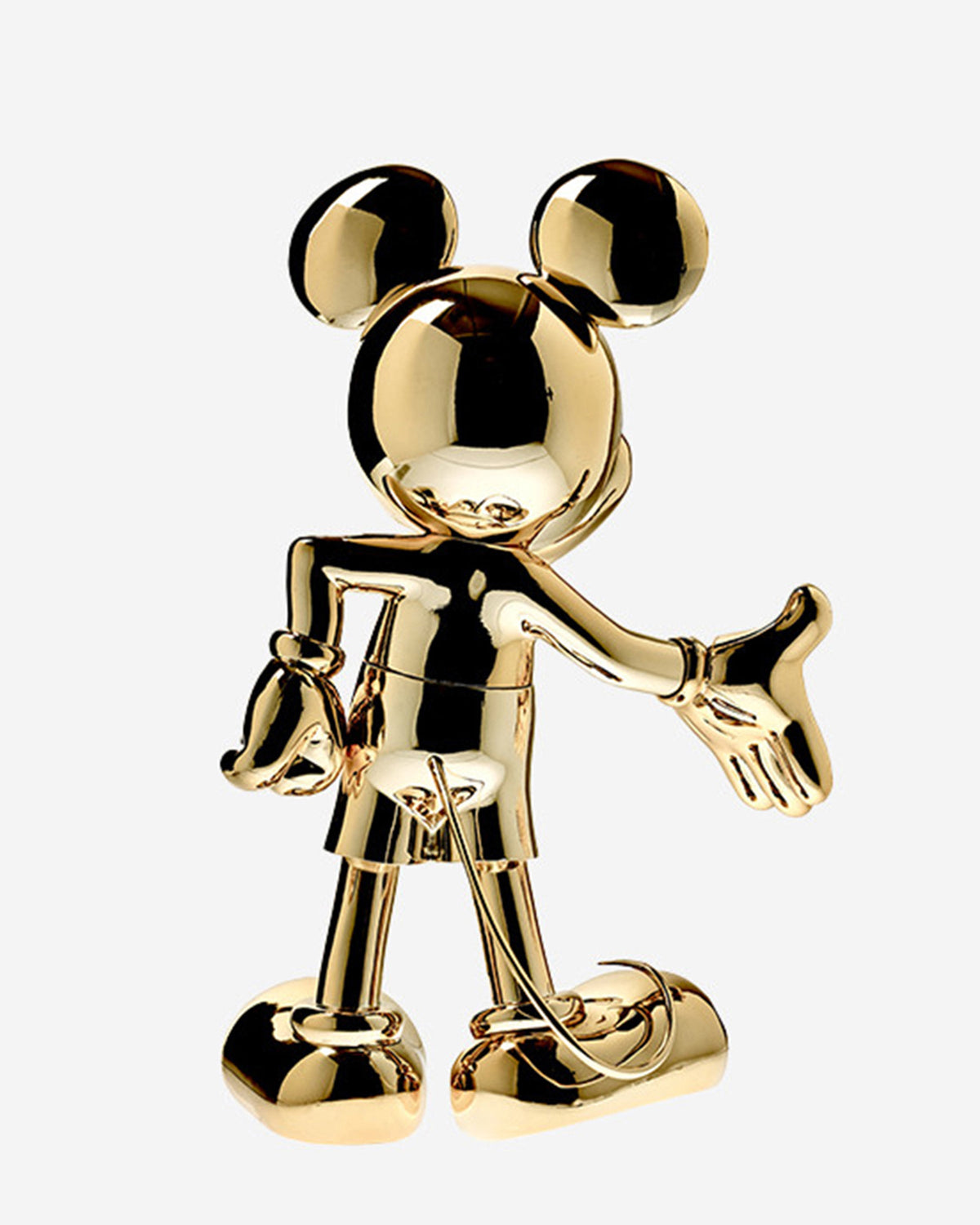 Mickey Welcome Chromed Gold