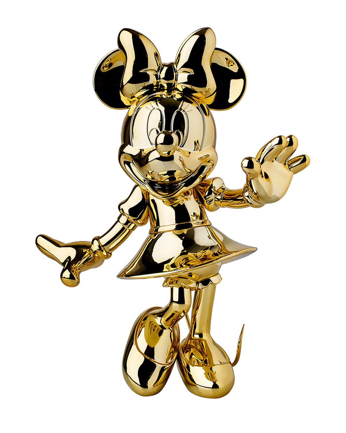 Minnie Welcome Chromed Gold
