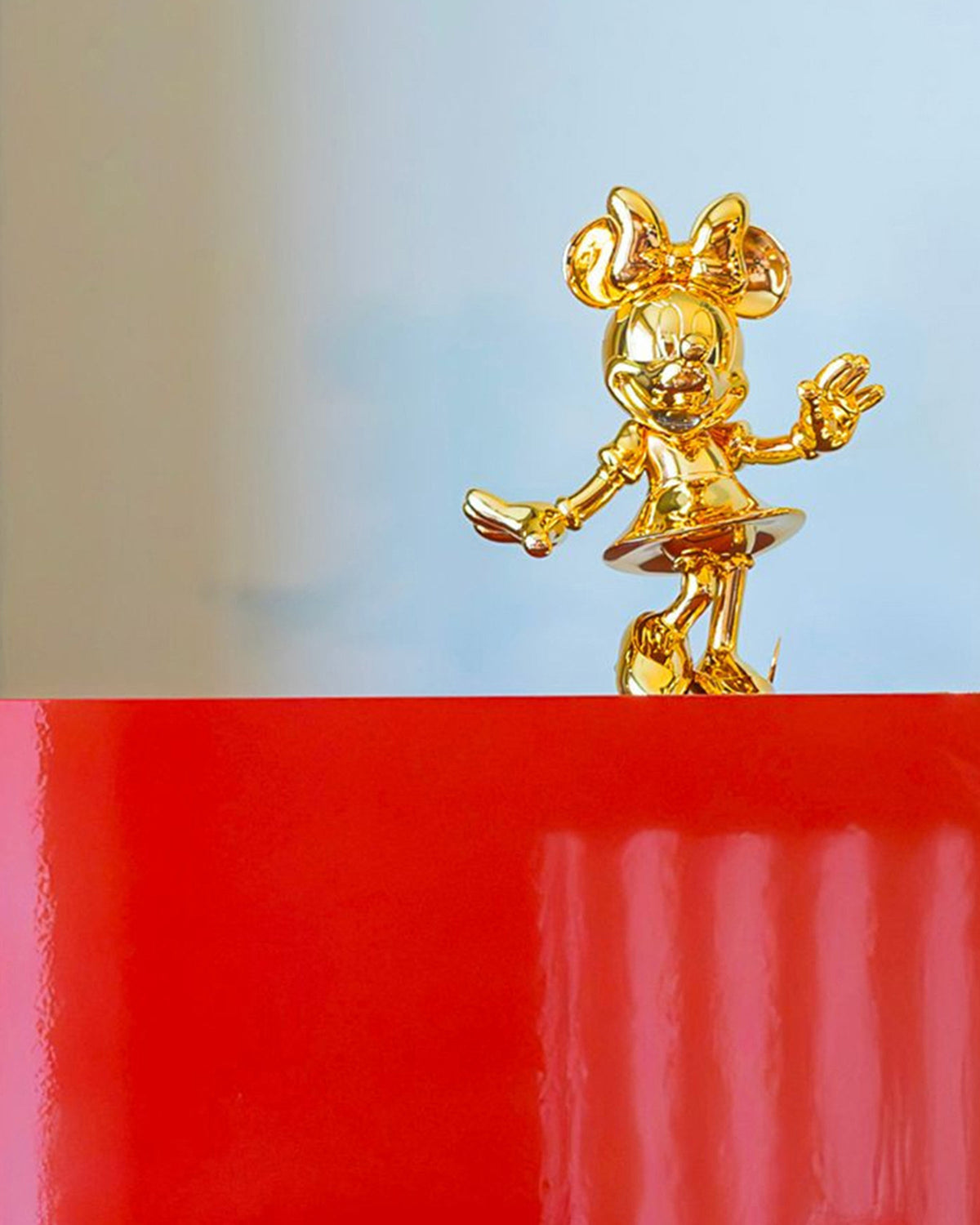 Minnie Welcome Chromed Gold