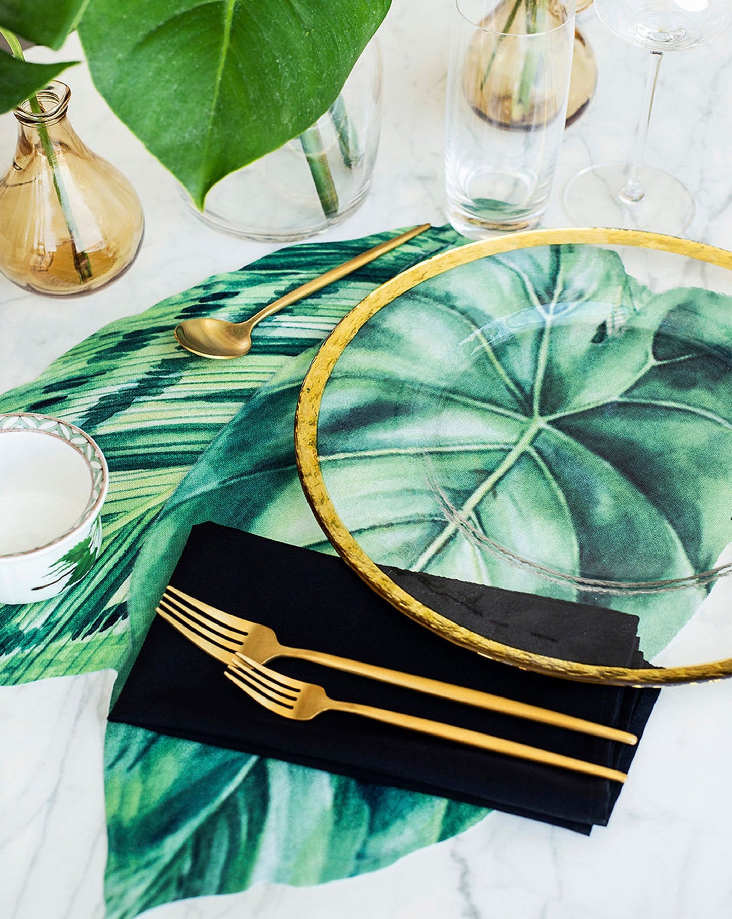 Foliage Spill-Proof Placemats (set of 6)