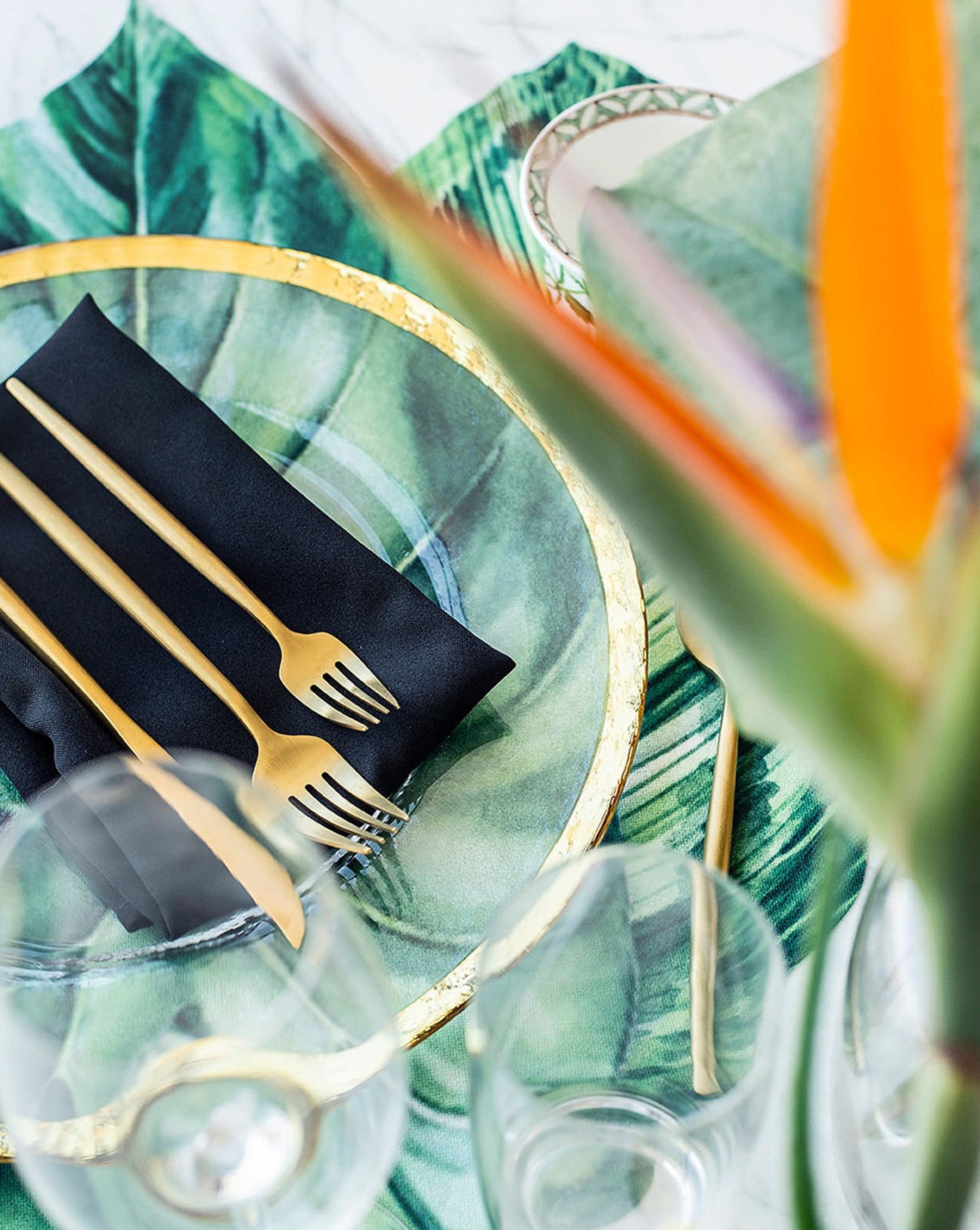 Foliage Spill-Proof Placemats (set of 6)