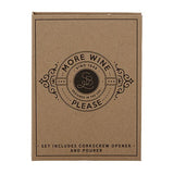 Wine Stopper Book Box - More Wine Please