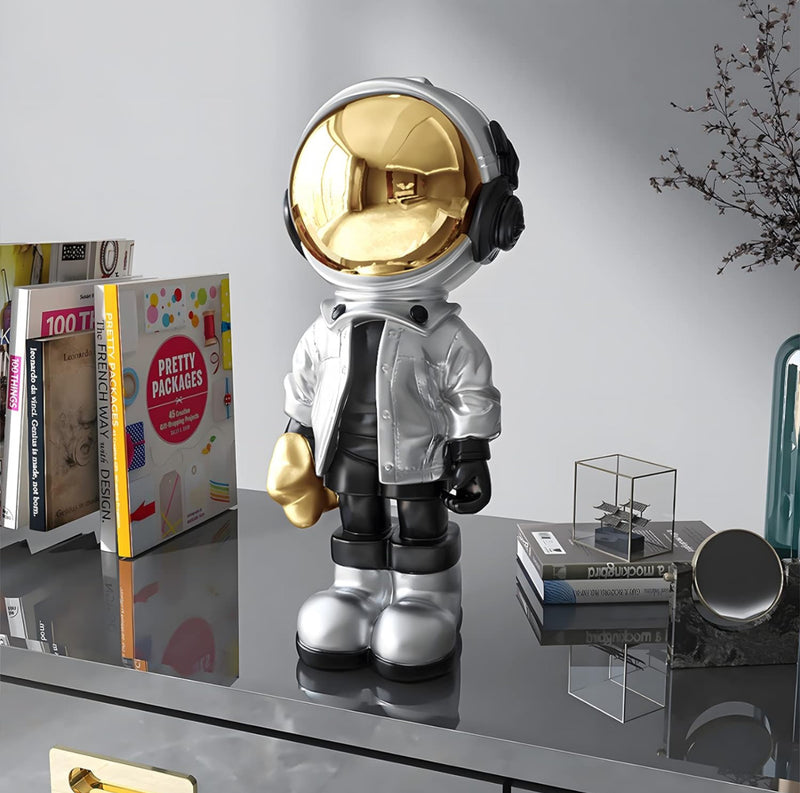 Metallic Astronaut -Sculpture