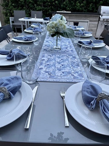 BLUE TOILE PAPER PLACEMAT