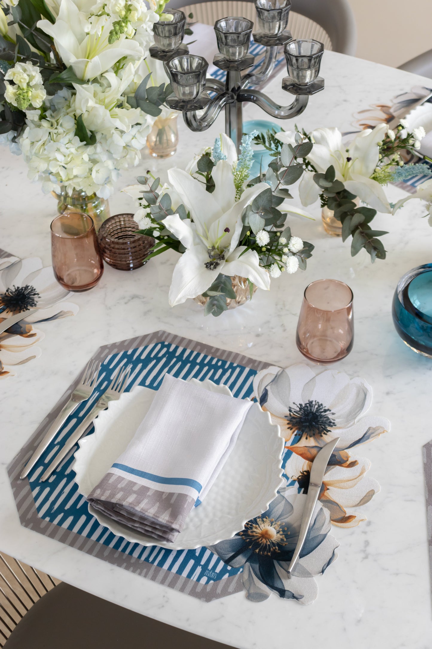 Nude Bloom Spill-Proof Placemats (set of 6)