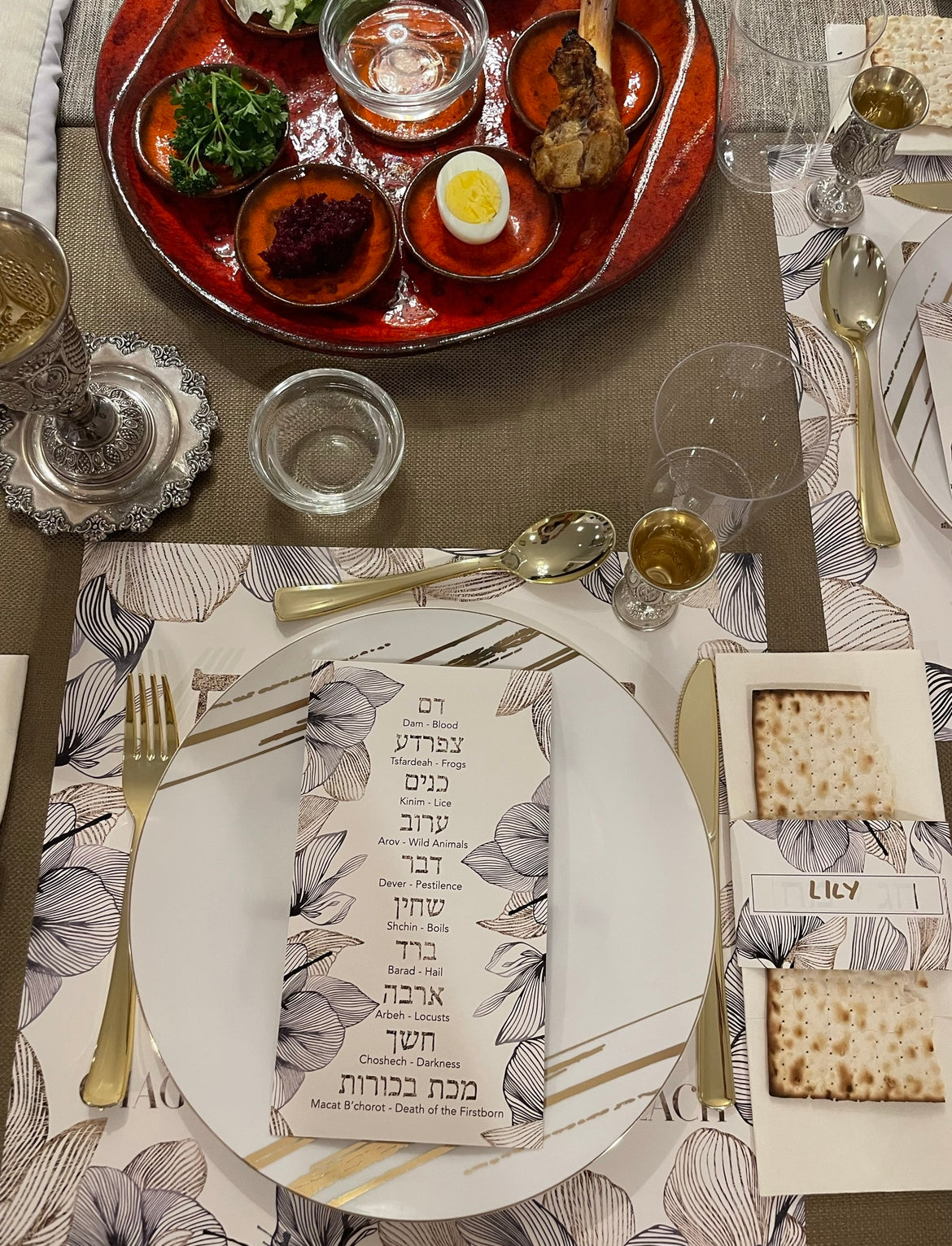 PASSOVER CHAG SAMEACH PAPER PLACEMAT