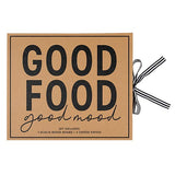 Wood Cheese Board Set Book Box - Good Food Good Mood