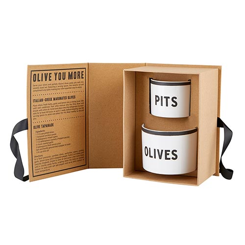 Olive Bowl Set Book Box - PS. Olive You