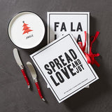 Red Charcuterie Spreaders Book Box - Spread Love and Joy