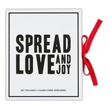 Red Charcuterie Spreaders Book Box - Spread Love and Joy