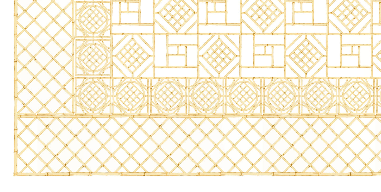 Lattice Easy-Care Tablecloth
