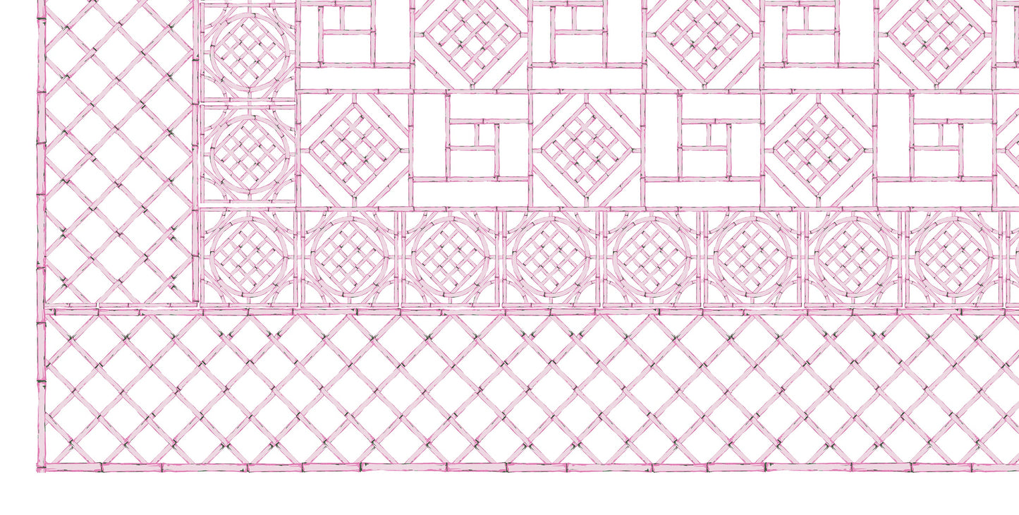 Lattice Easy-Care Tablecloth