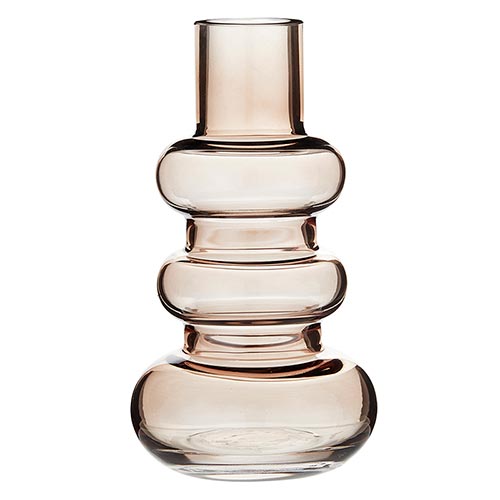 Glass Bubble Small Brown - Vase