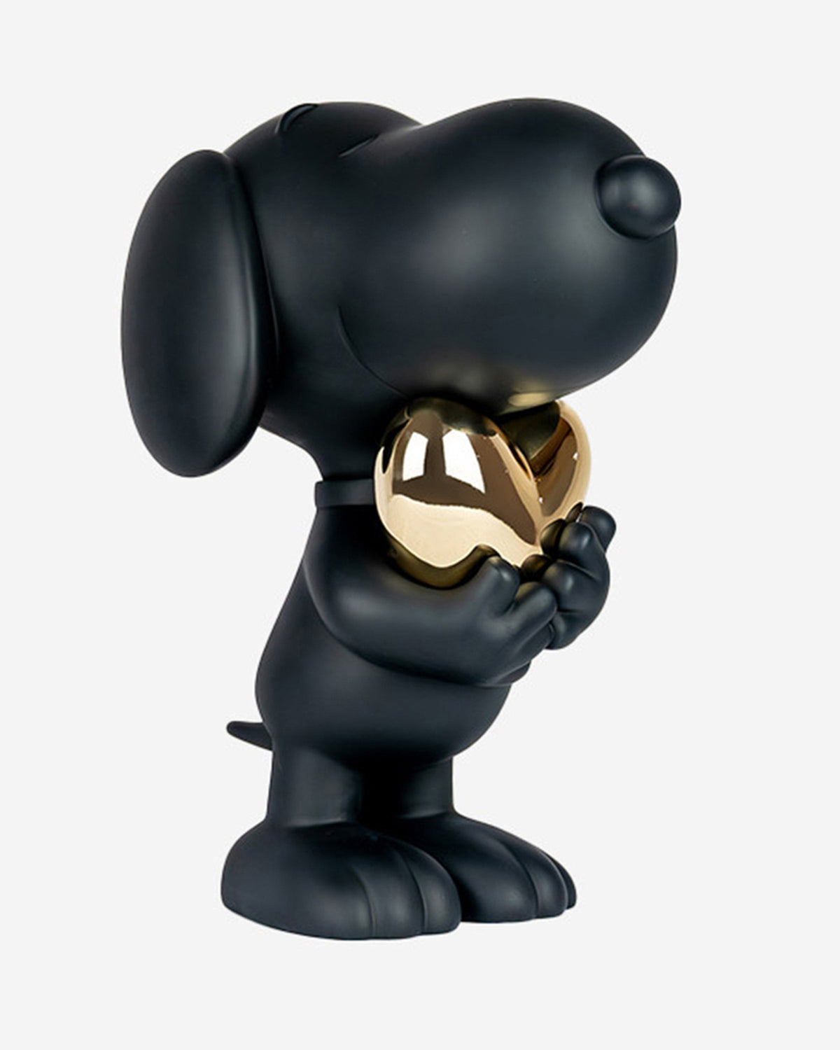 Snoopy Heart Black & Gold