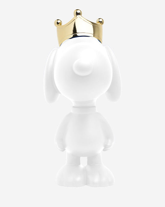 Snoopy Crown White & Gold