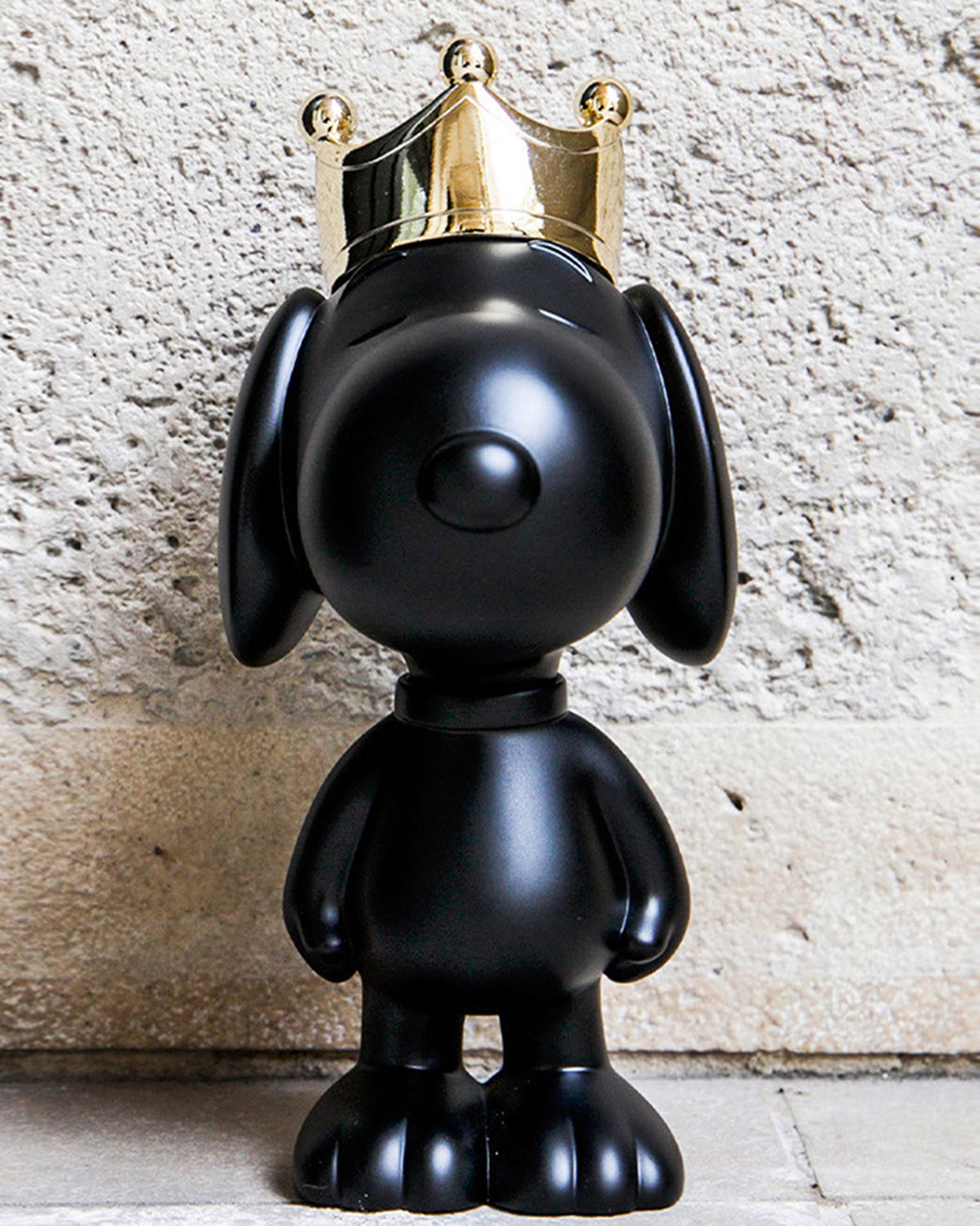 Snoopy Crown Black & Gold