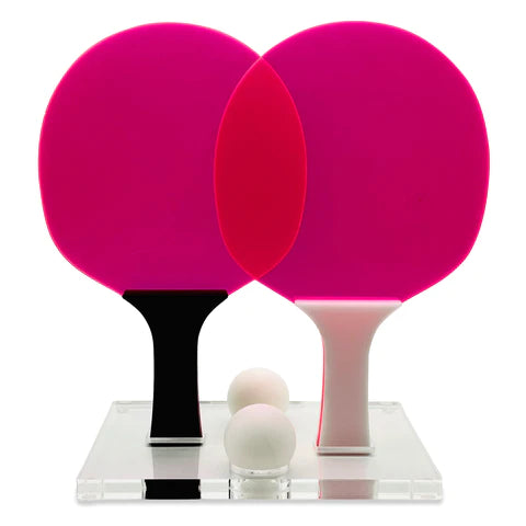 Acrylic Ping-Pong Set