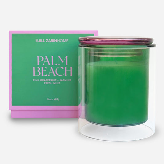 Palm Beach Glass Vessel - Scented Candle
