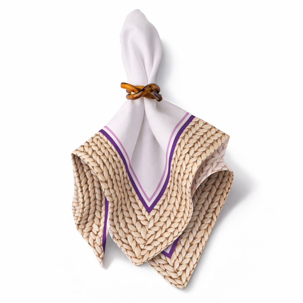 Pansy Easy-Care Napkins (set of 6)