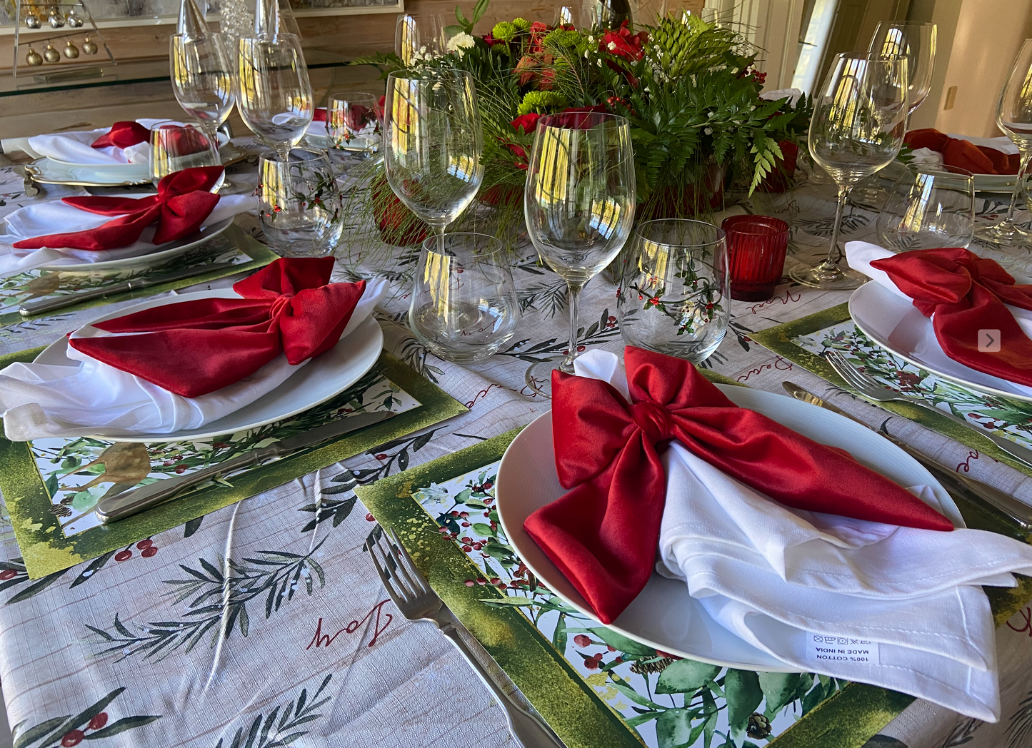 CHRISTMAS WRENCH PAPER PLACEMAT