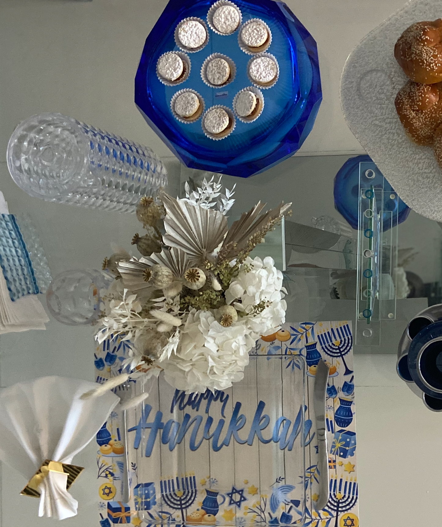 HAPPY HANUKKAH PAPER PLACEMAT