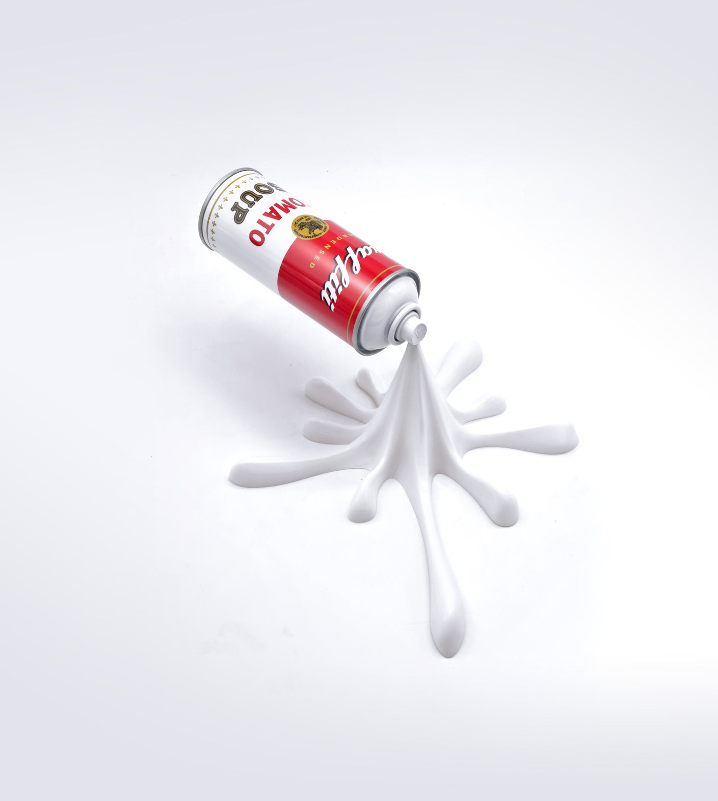 Soup Splash - Spray Can Sculpture lo