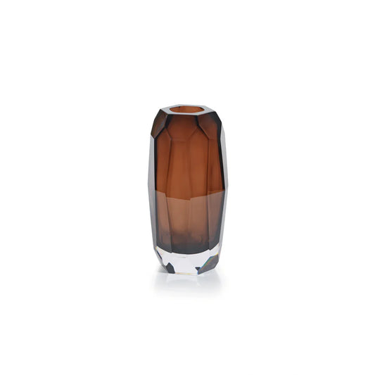 Stone Shaped Brown - Vase