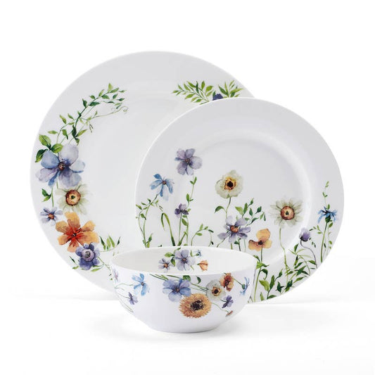 Audrina 12-Piece Bone China Dinnerware Set, Service for 4