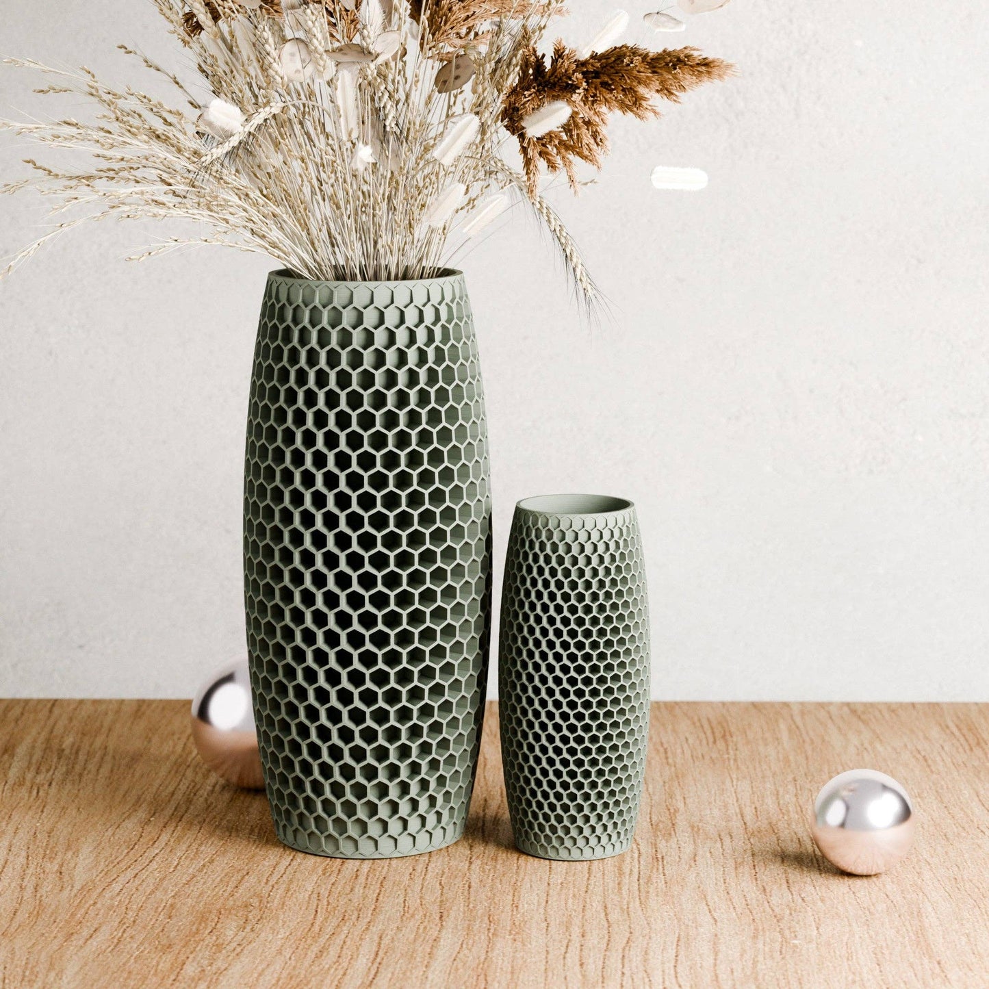 Modern Textured Vase | Honeycomb Collection