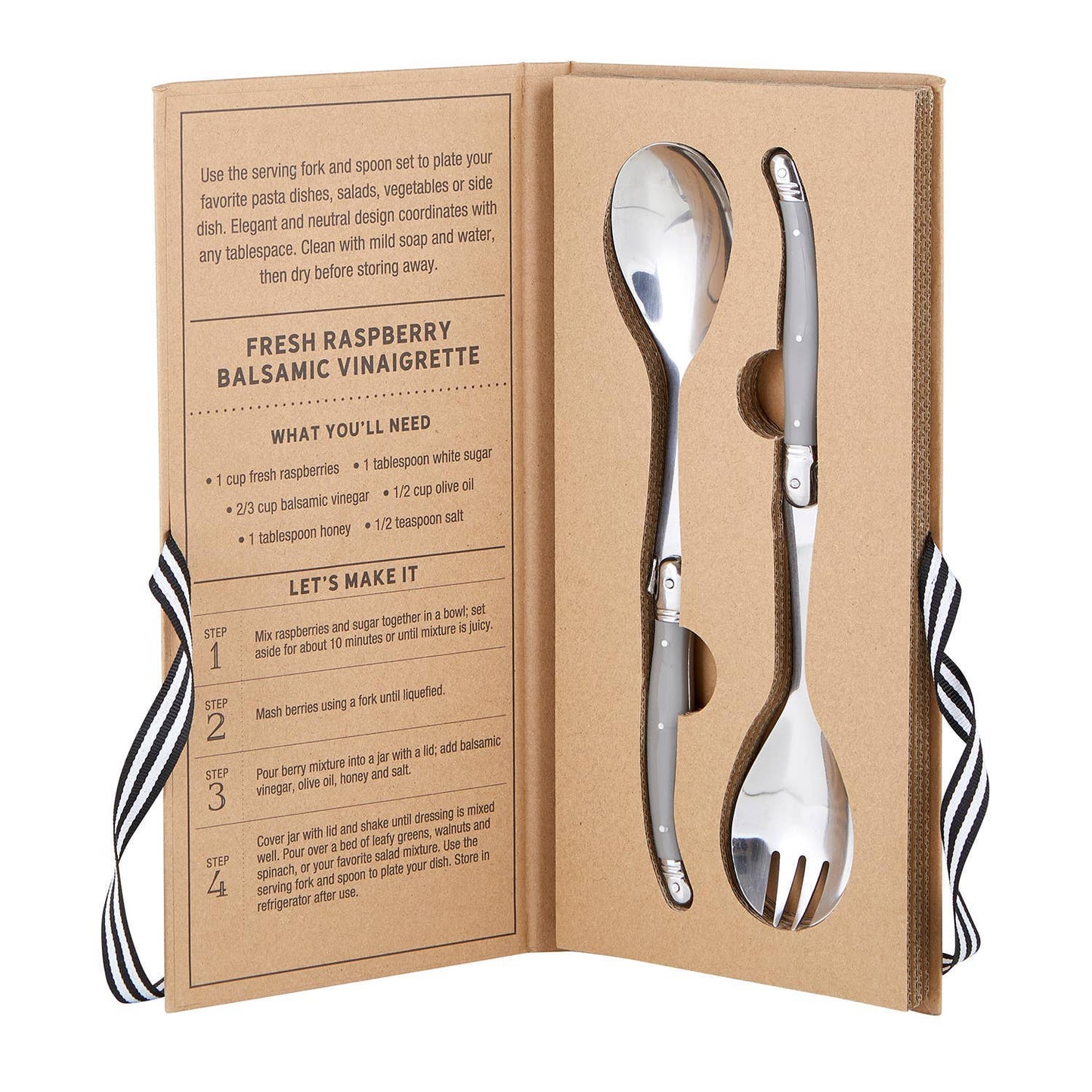 Serve Up Book Box - Set of Salad Servers