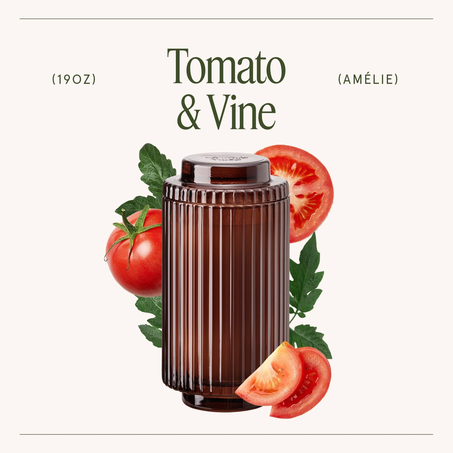 Scented Candle - Tomato & Vine - 19oz | La Jolie Muse