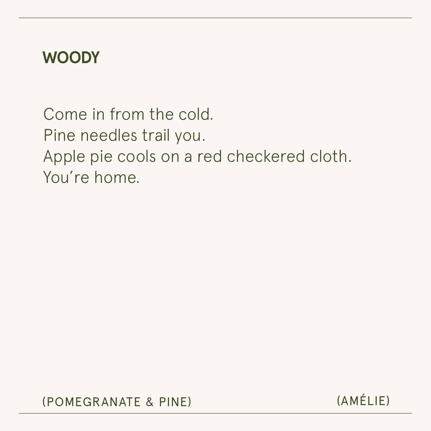 Scented Candle - Pomegranate & Pine 11oz | La Jolie Muse