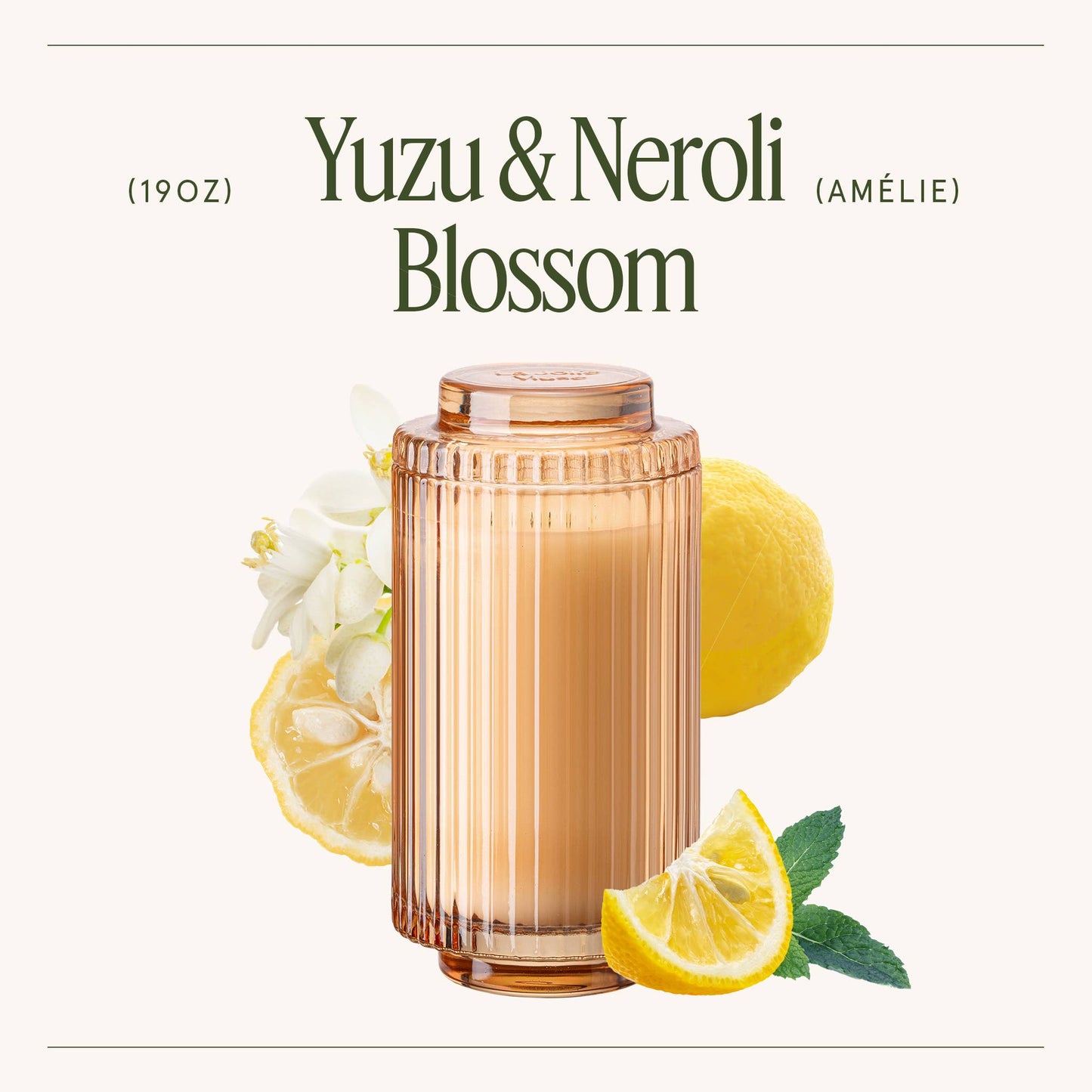 Scented Candle - Yuzu & Neroli Blossom - 19oz | LJM