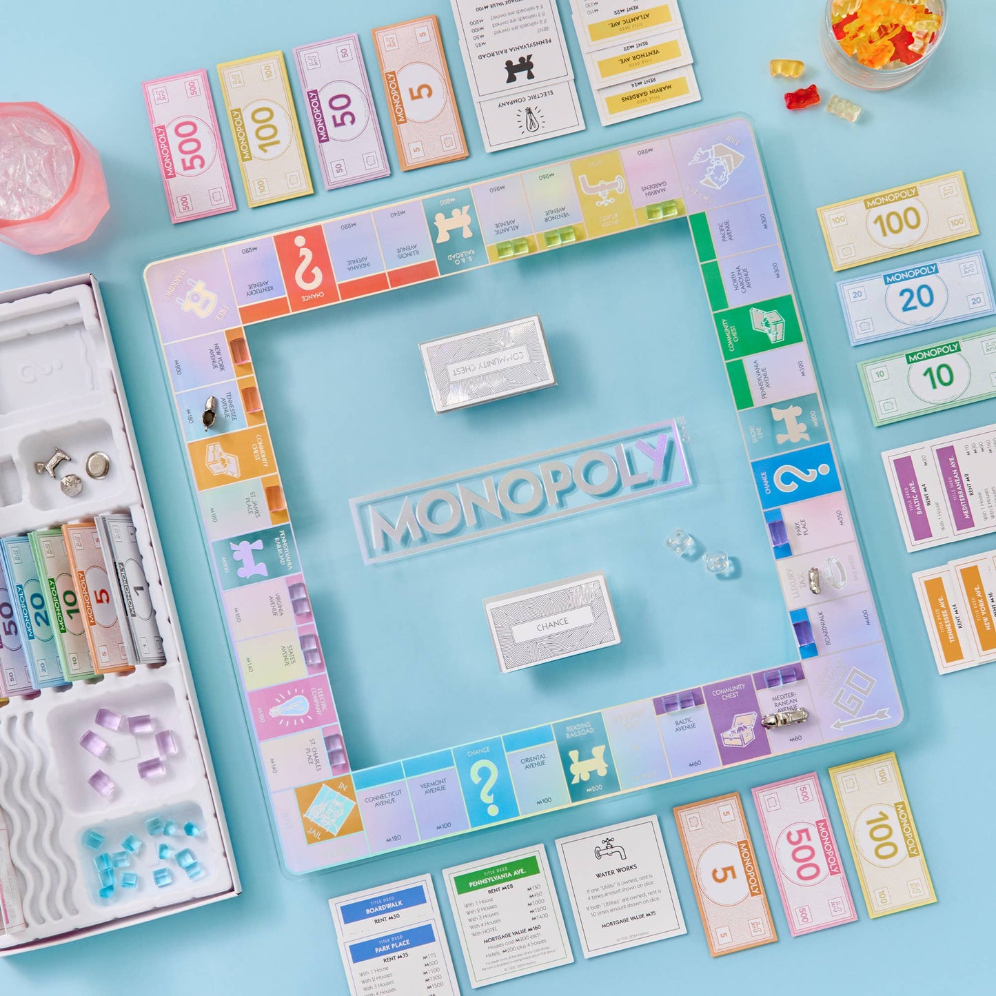 Monopoly Aura Glass Edition - Game