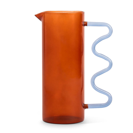 44oz Squiggle Pitcher - Terracota