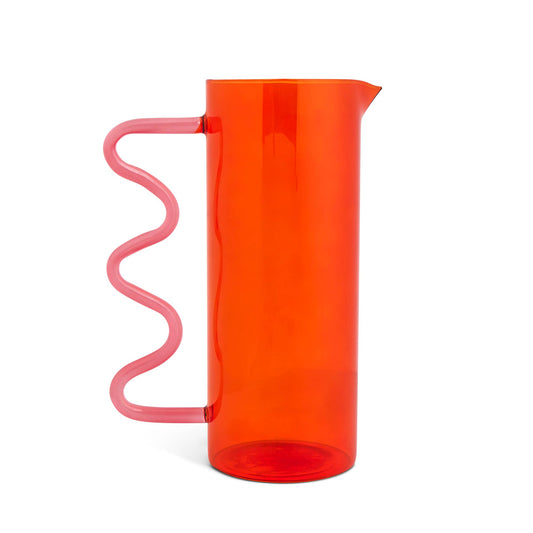44oz Squiggle Orange Pitcher