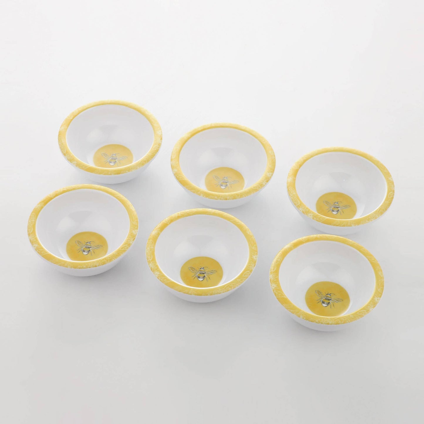 6-Piece Sweet Bee 3 3/8" Mini Bowl