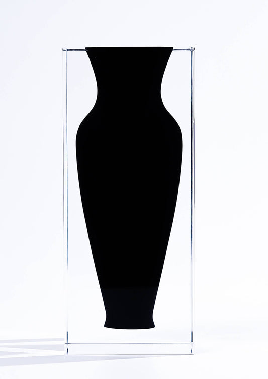 Tall Floating Bud Vase – SoHo Black