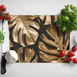 Gold Monstera Cheese Plant Chopping Board